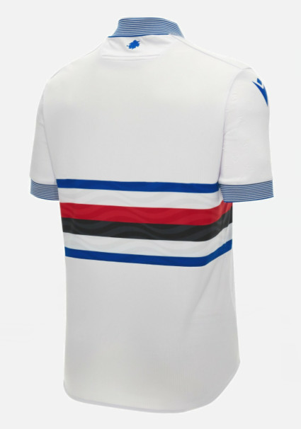 UC Sampdoria 23/24 Away White Soccer Jersey Shirt - Click Image to Close